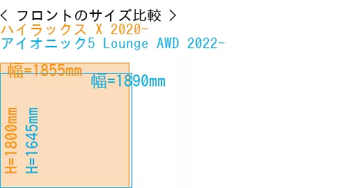 #ハイラックス X 2020- + アイオニック5 Lounge AWD 2022-